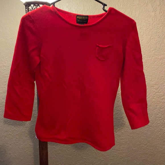 Red Cashmere Sweater - Picture 1 of 1